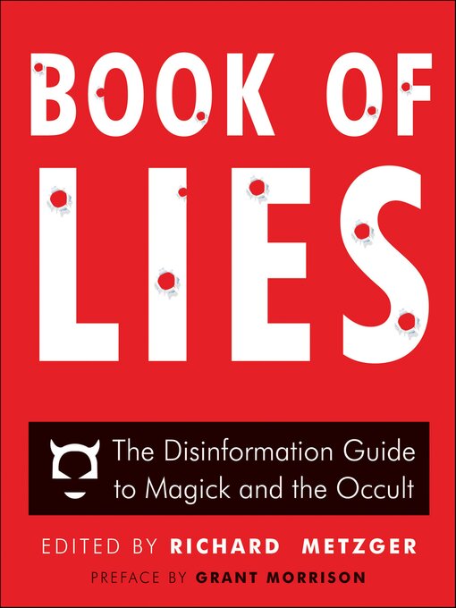 Title details for Book of Lies by Richard Metzger - Available